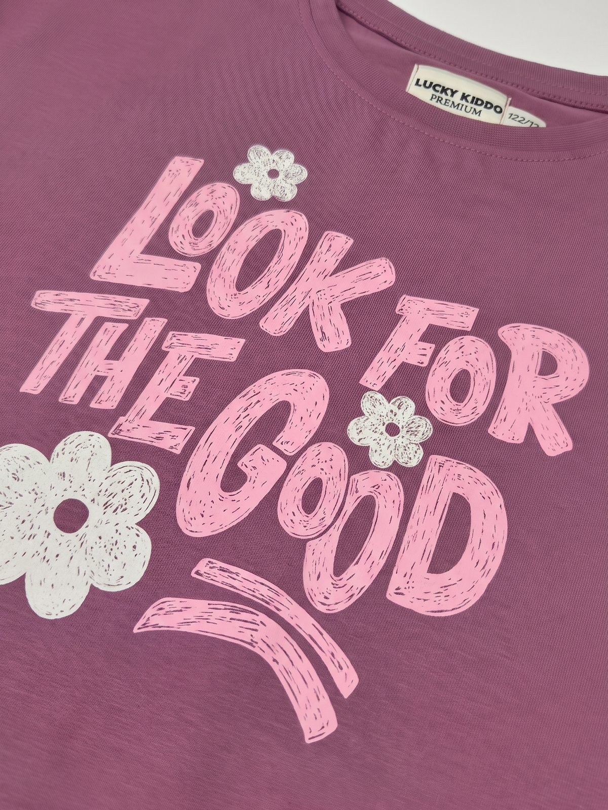 Look For Good | Dívčí tričko s dlouhým rukávem - volný střih