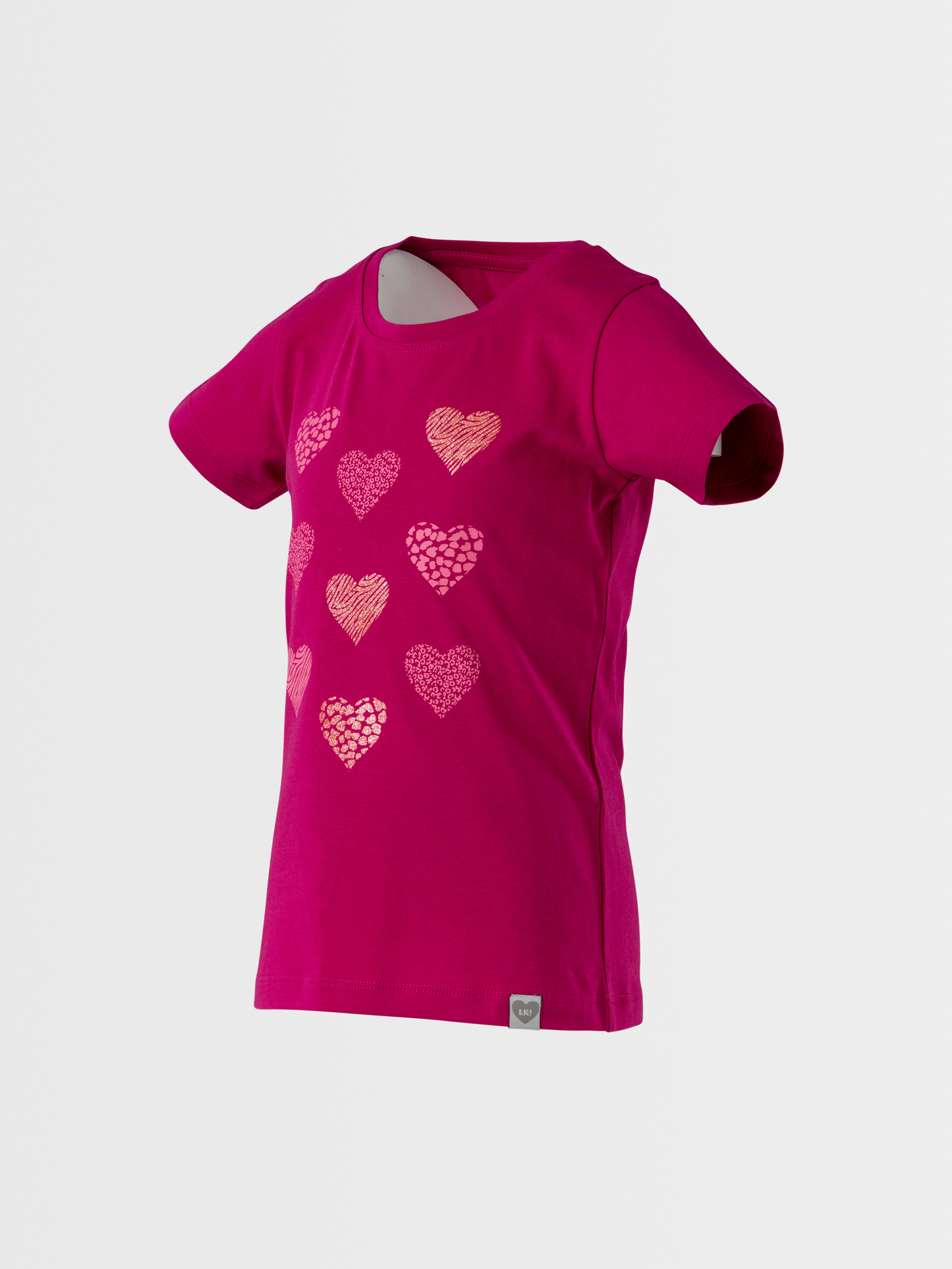 Sparkling Hearts | Dívčí triko s krátkými rukávy