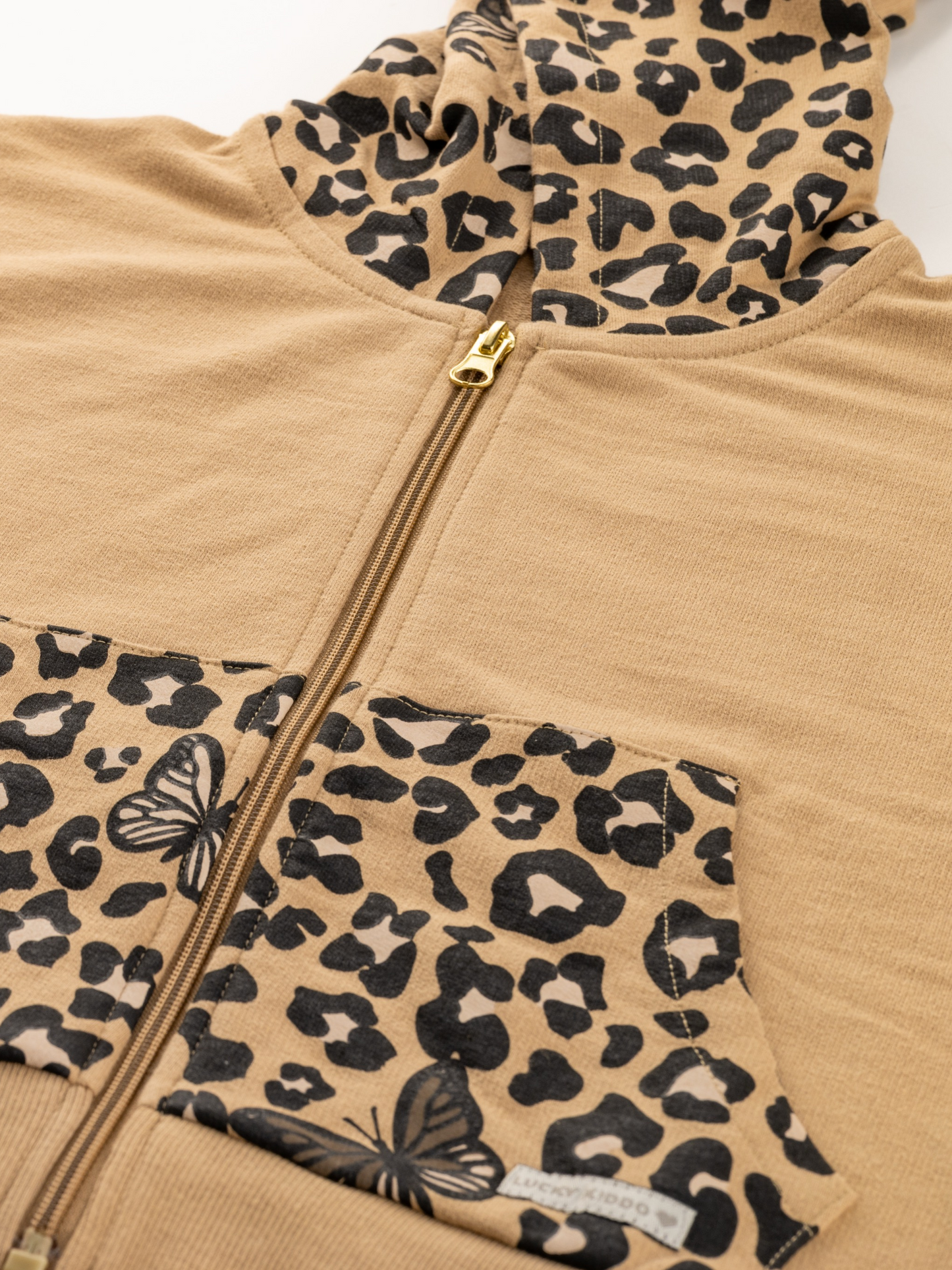 Wild Beige | Mikina s kapucí