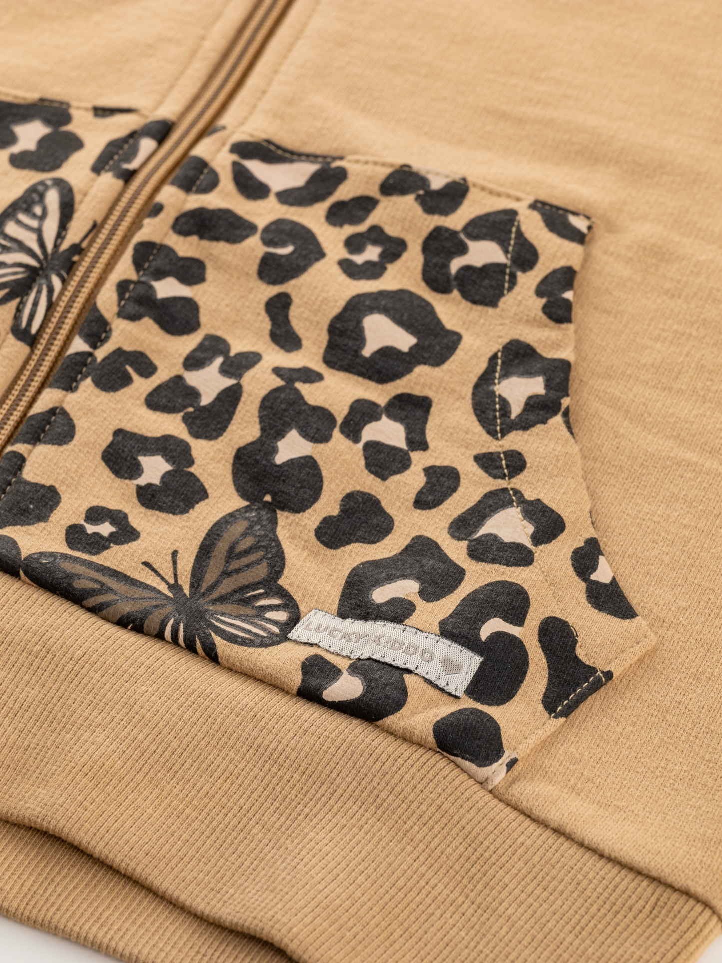 Wild Beige | Mikina s kapucí