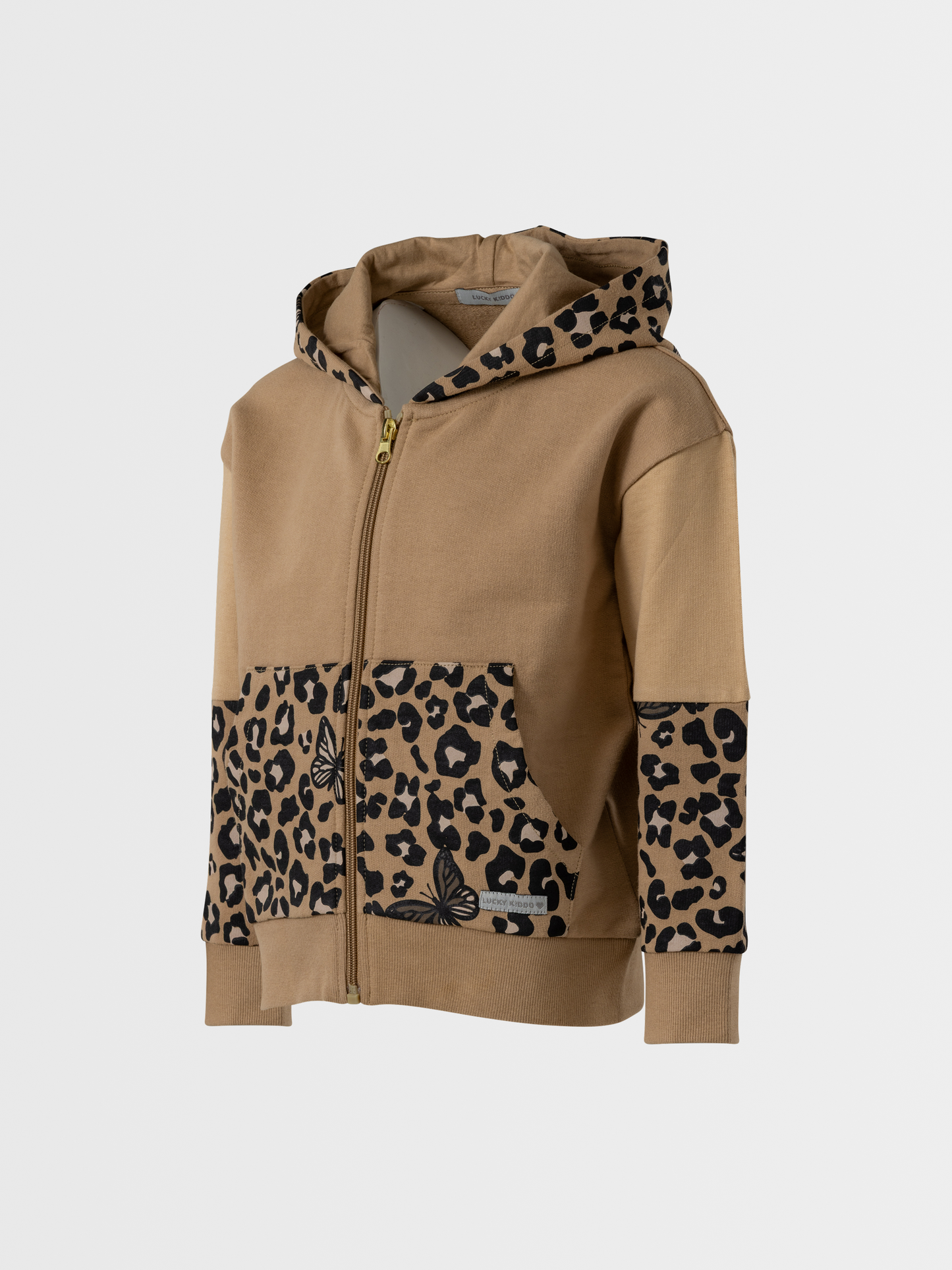 Wild Beige | Mikina s kapucí