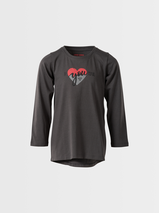 Beautiful Heart | Dívčí tunika s dlouhými rukávy