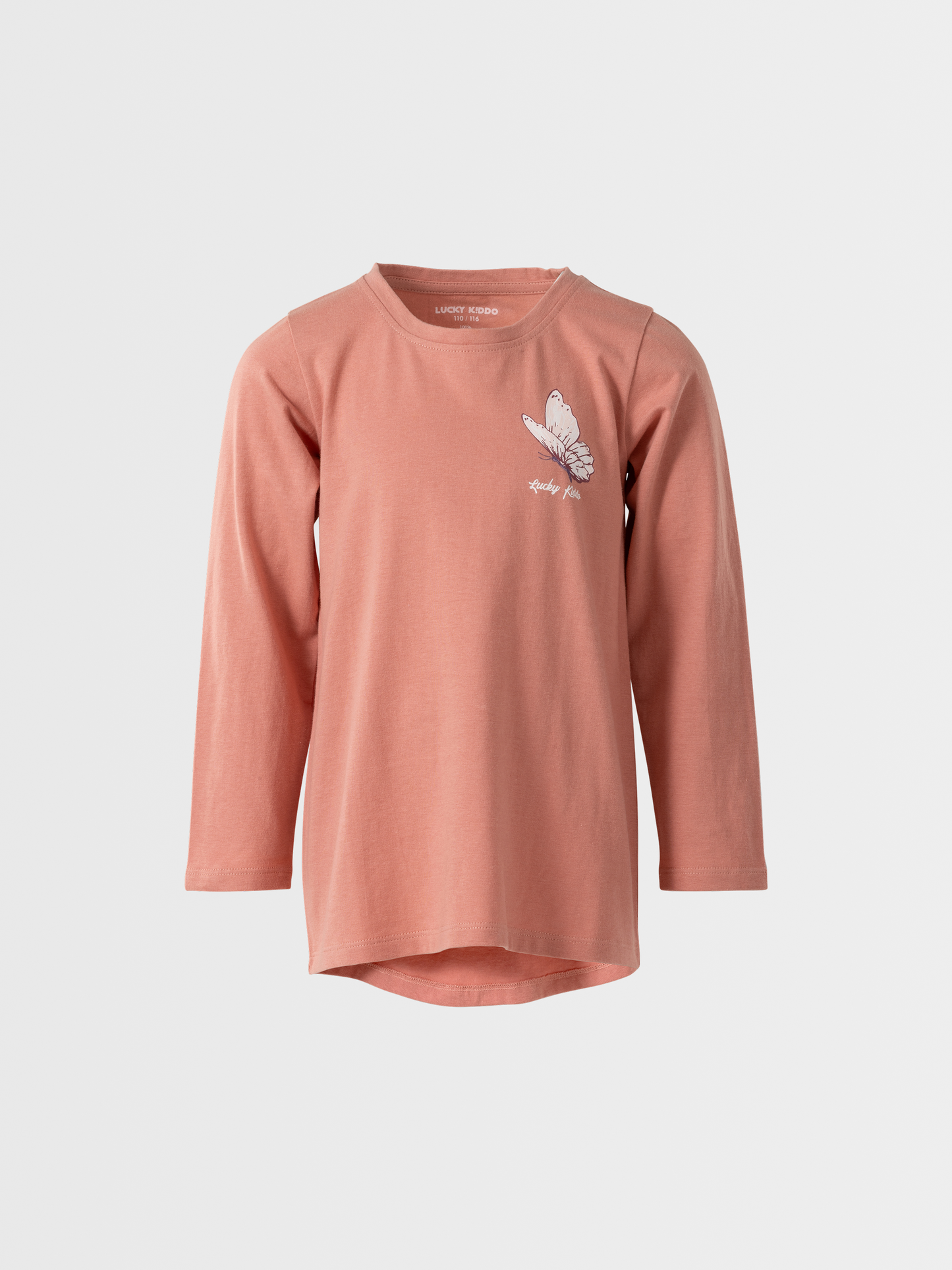 Rosette Butterfly | Dívčí tunika s dlouhými rukávy