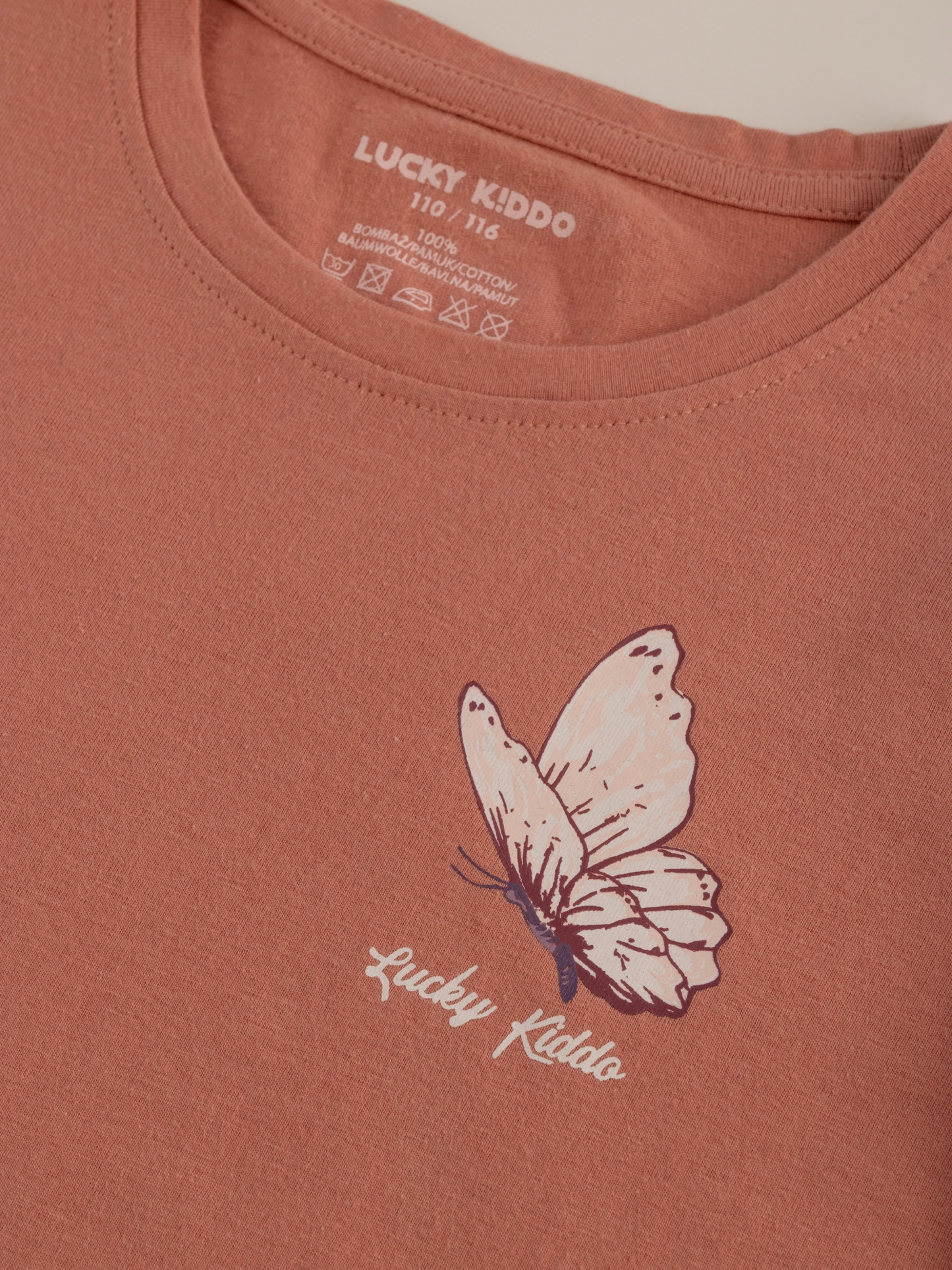 Rosette Butterfly | Dívčí tunika s dlouhými rukávy