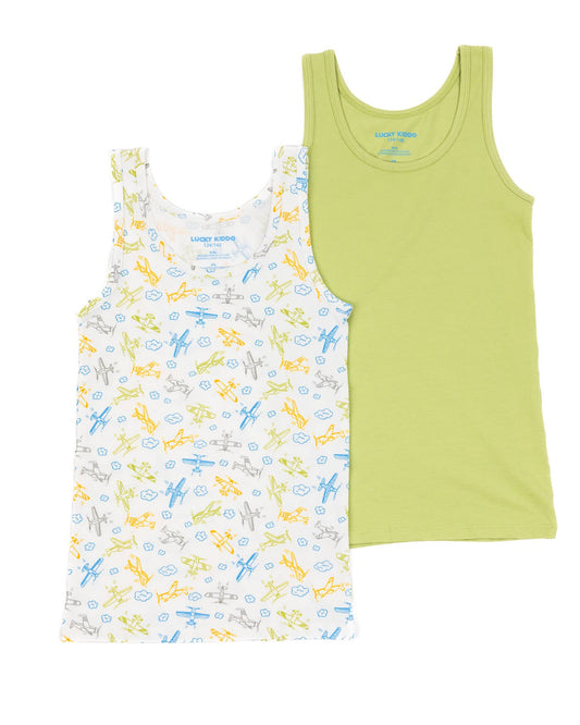 Chlapecké spodní tričko PLANE 2 kusy