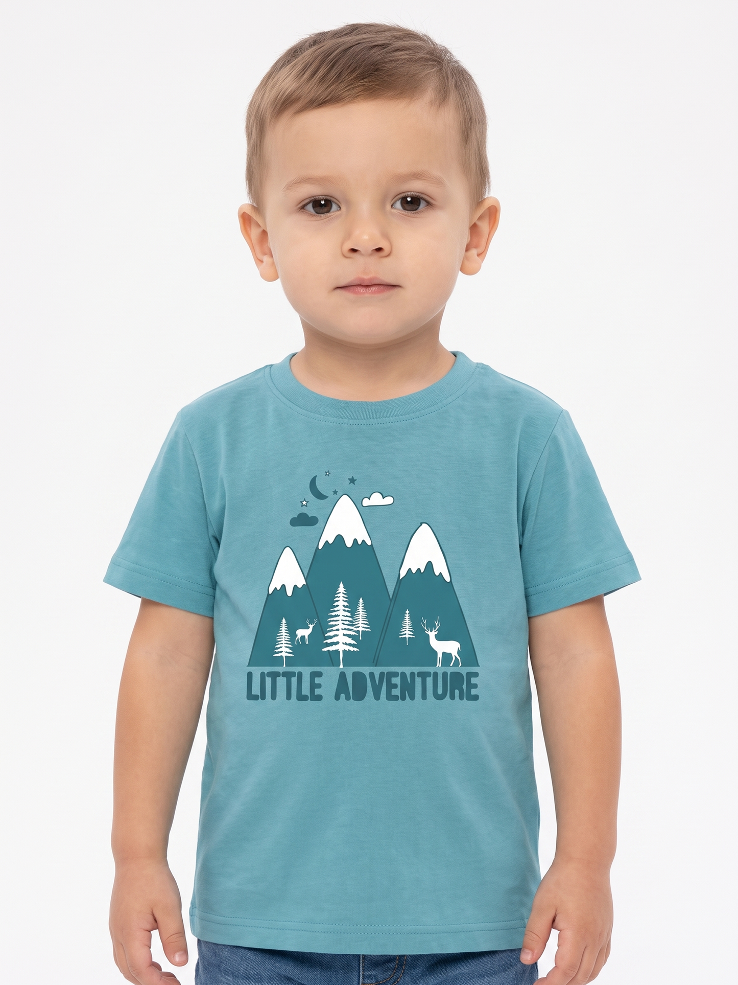 Aqua Little Adventure | Chlapecké tričko s krátkými rukávy - klasický střih