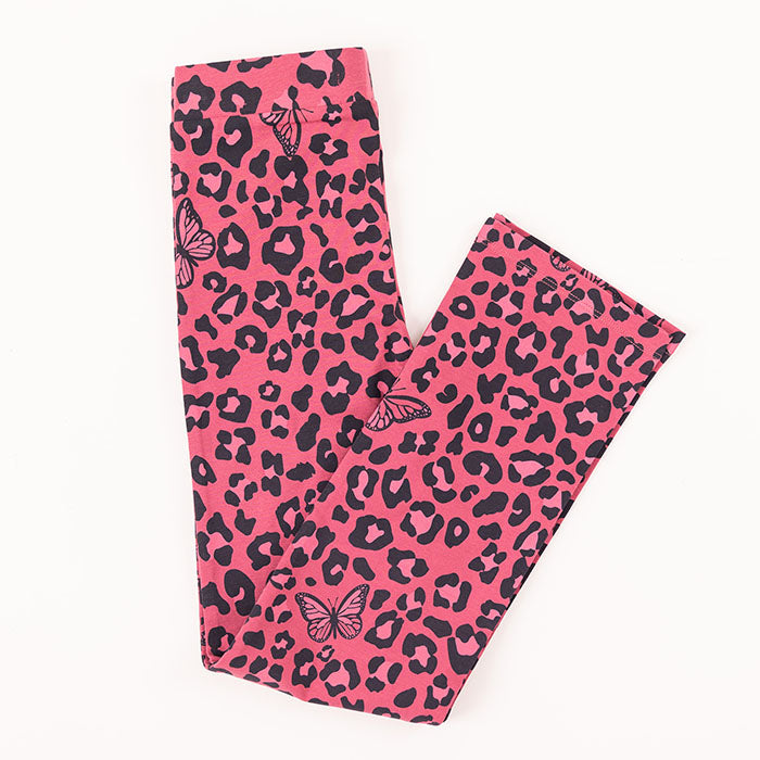 Dívčí Legíny Pink Leopard