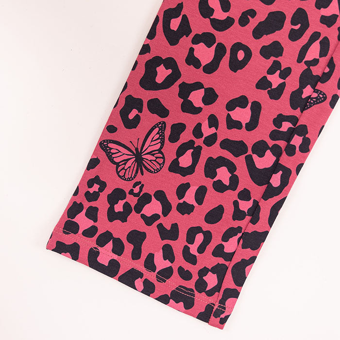 Dívčí Legíny Pink Leopard