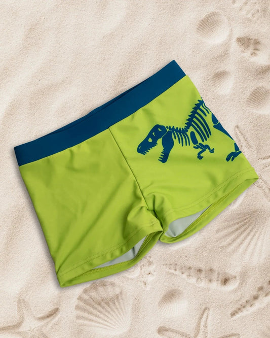Chlapecké plavecké boxerky Dino Skeleton