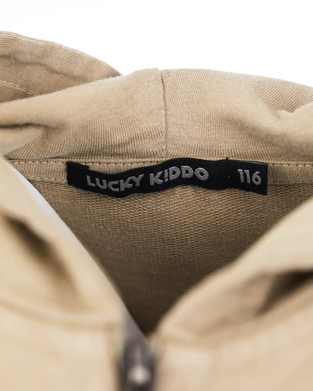 Chlapecká mikina na zip Brown