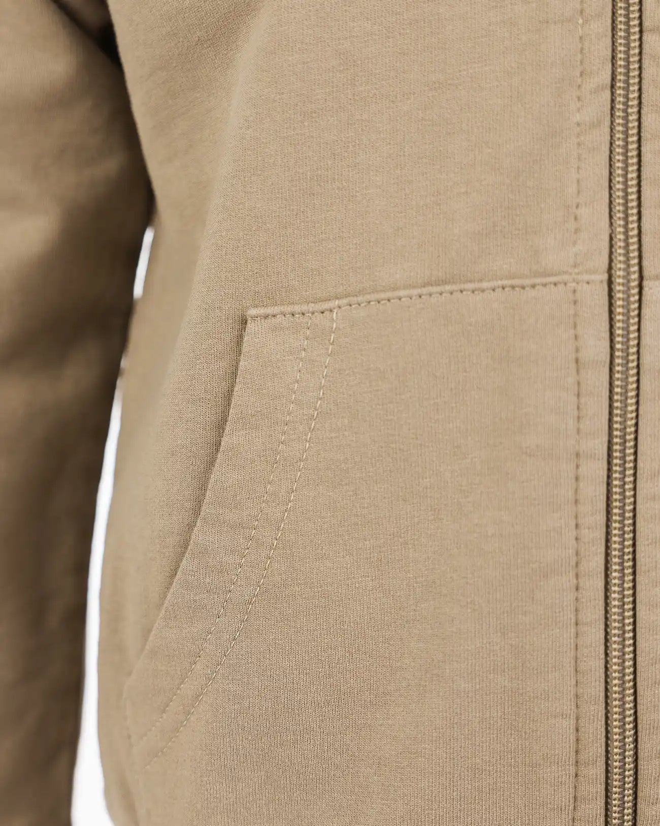 Chlapecká mikina na zip Brown