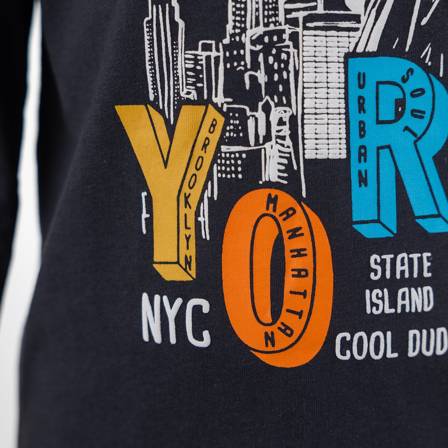 Chlapecké tričko s dlouhým rukávem New York