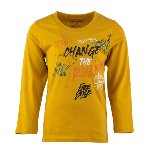 Chlapecké tričko s dlouhým rukávem Change Rules