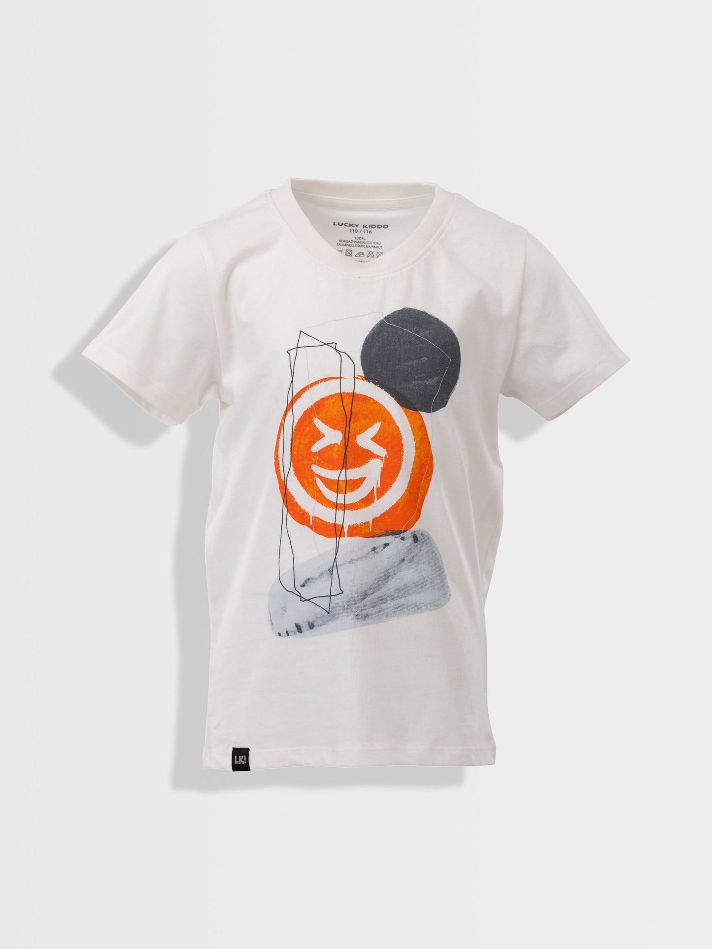 Tričko hvězda bílá Smiley