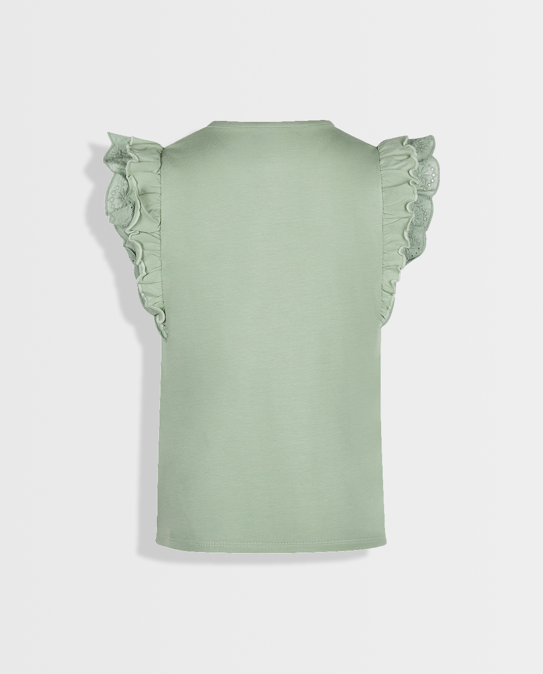 Celadon Green | Dívčí tričko s krátkými rukávy