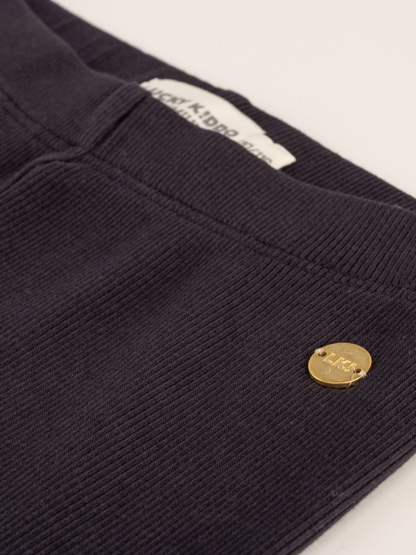 Galaxy Black | Dívčí legíny z rebrasto strukturo