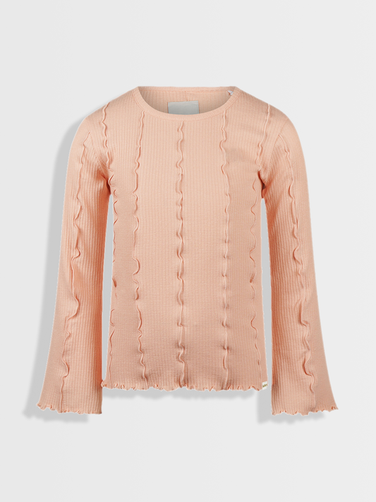 Flare rose | Dívčí triko s dlouhými rukávy