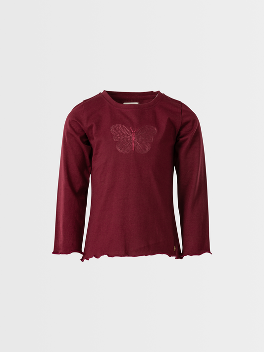 Butterfly Joy | Dívčí triko s dlouhými rukávy