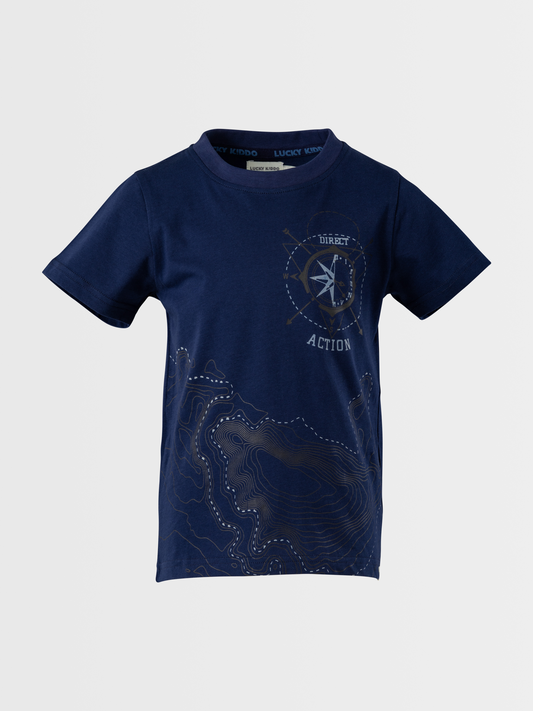 Magic Compass | Chlapecké triko s krátkými rukávy Glow in the dark