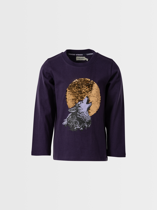Mystic Wolf | Chlapecké triko s dlouhými rukávy