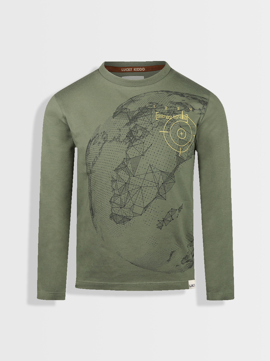 World Explorer | Chlapecké triko s dlouhými rukávy