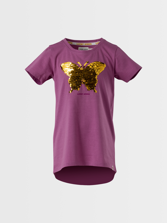 Butterfly Magic | Dívčí tunika s krátkými rukávy