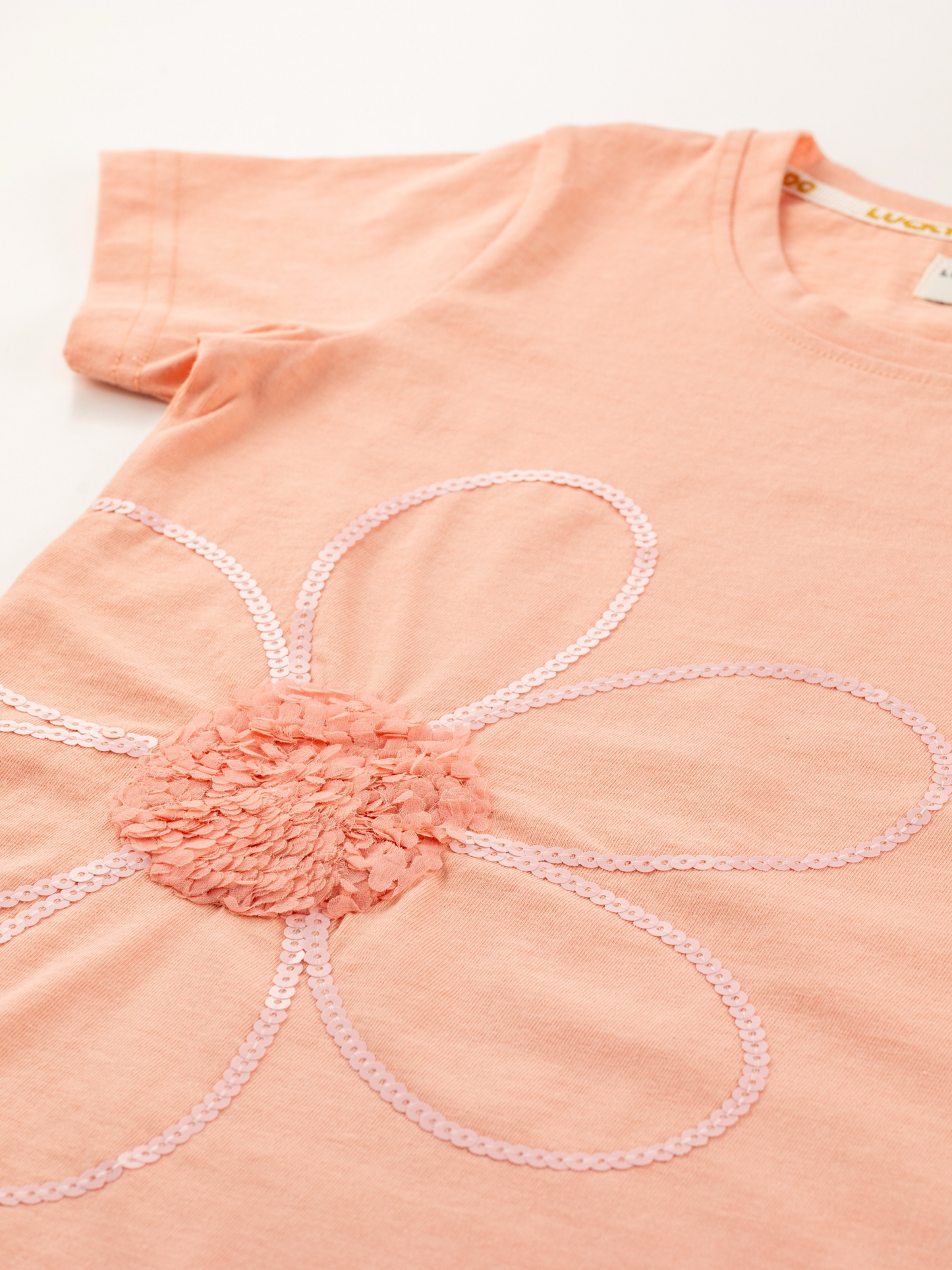 Flower Sparkle | Dívčí triko s krátkými rukávy