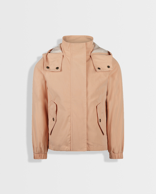 Tangerine Breeze | Dívčí bunda s kapucí