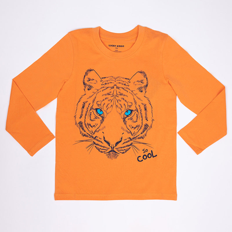 Chlapecké tričko s dlouhým rukávem Cool Lion