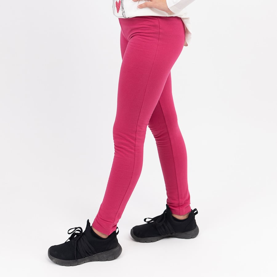 Dívčí zimní legíny Cool Pink