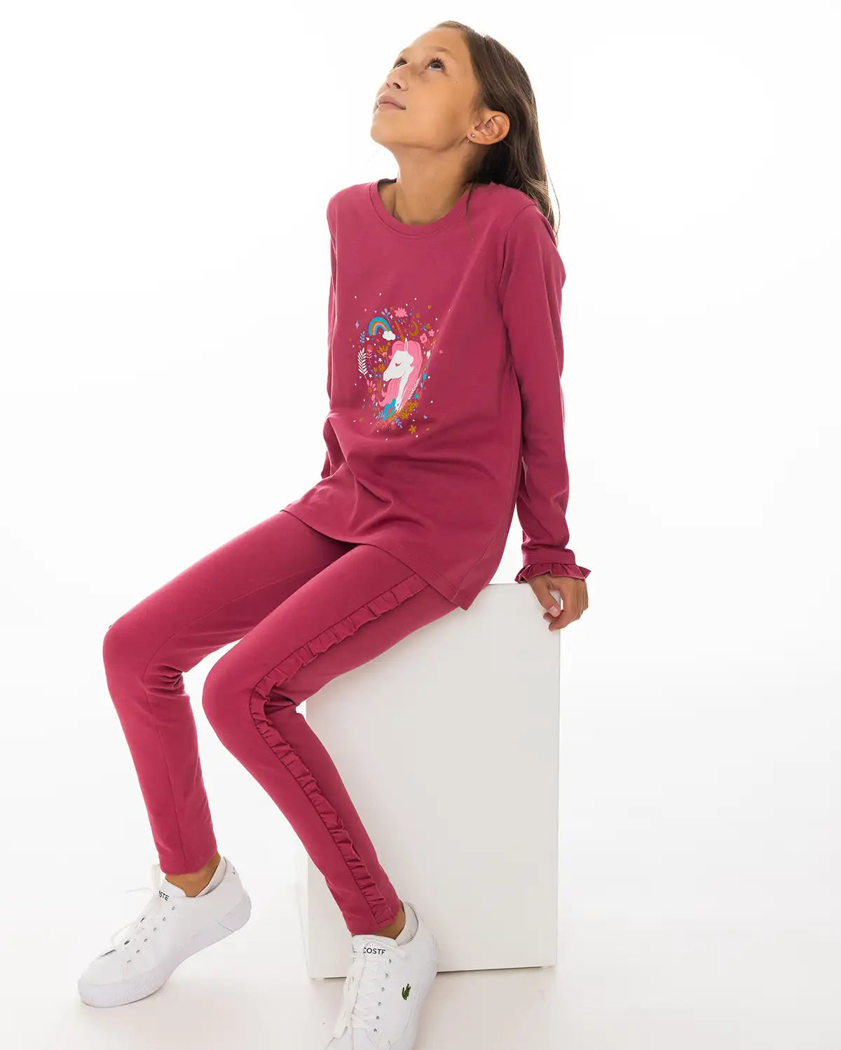 Dívčí Legíny Pink Wild