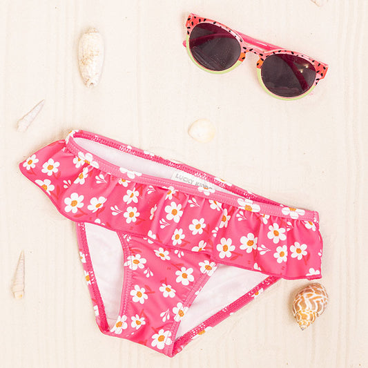 Dívčí spodní díl plavek Flowers