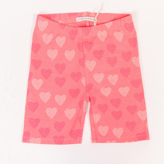 Dívčí krátké legíny Pink Love