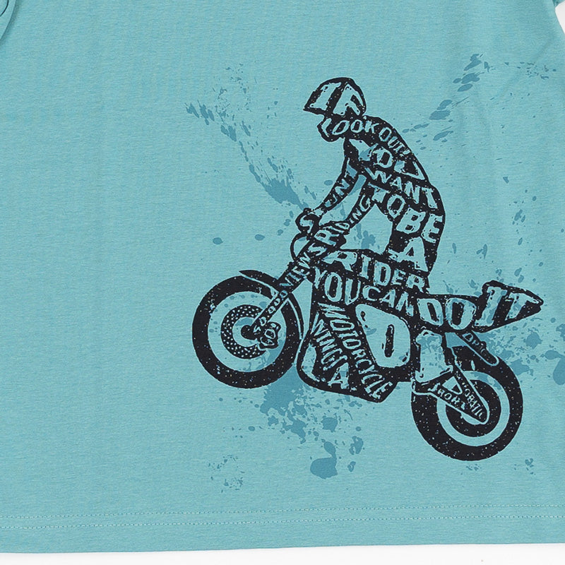 Chlapecké tričko s dlouhým rukávem Motorcycle