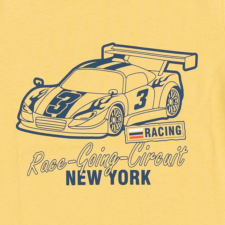 Chlapecké tričko s dlouhým rukávem Racing Yellow
