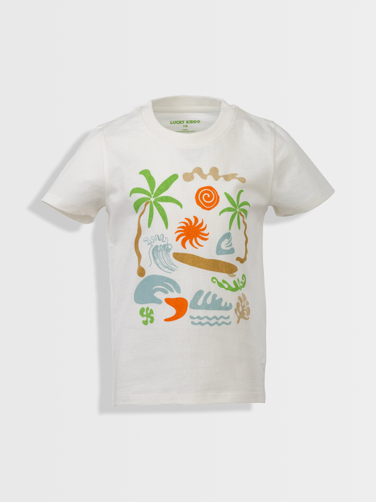 Off White Summer | Chlapecké tričko s krátkými rukávy