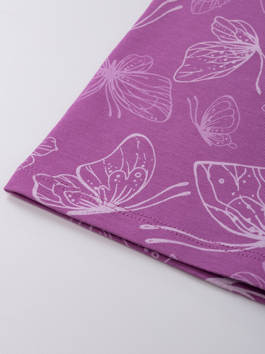 Wildberry Butterflys | Dívčí legíny