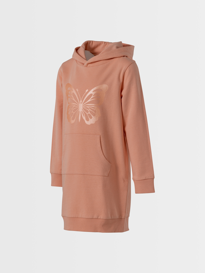 Coral Butterfly | Mikina s kapucí