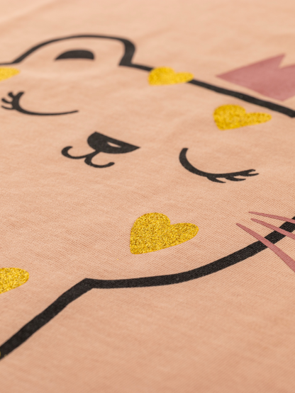 Princess Cat | Dívčí triko s dlouhými rukávy