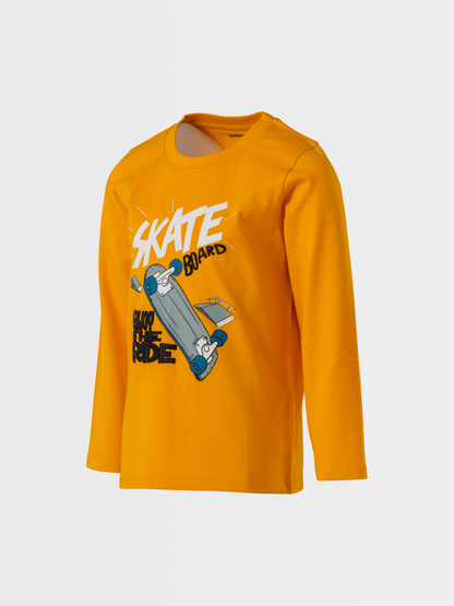 Skate Away | Chlapecké triko s dlouhými rukávy
