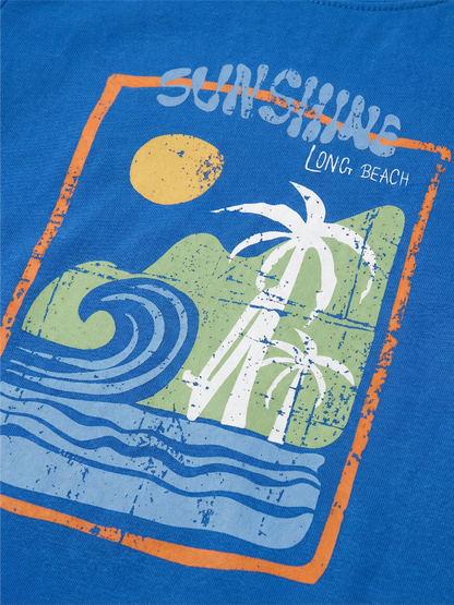 Summer Wave Paradise | Chlapecké tričko s krátkými rukávy