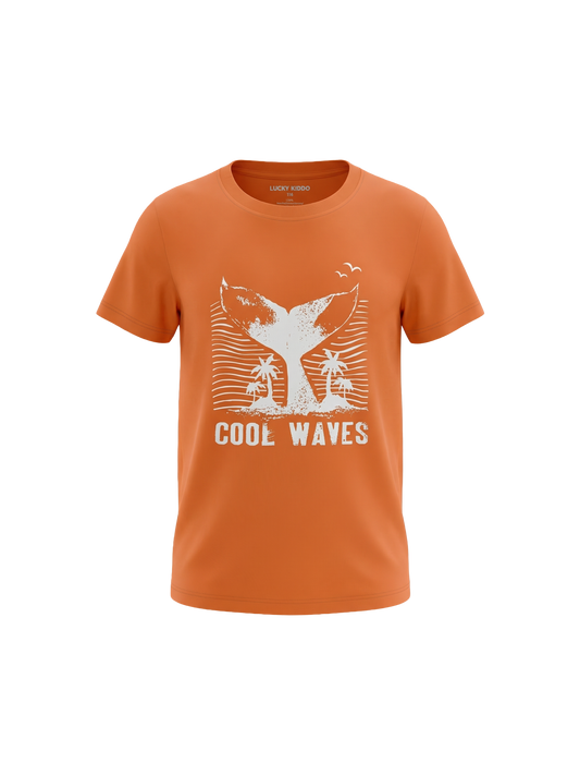 Whale Tail Splash | Chlapecké tričko s krátkými rukávy