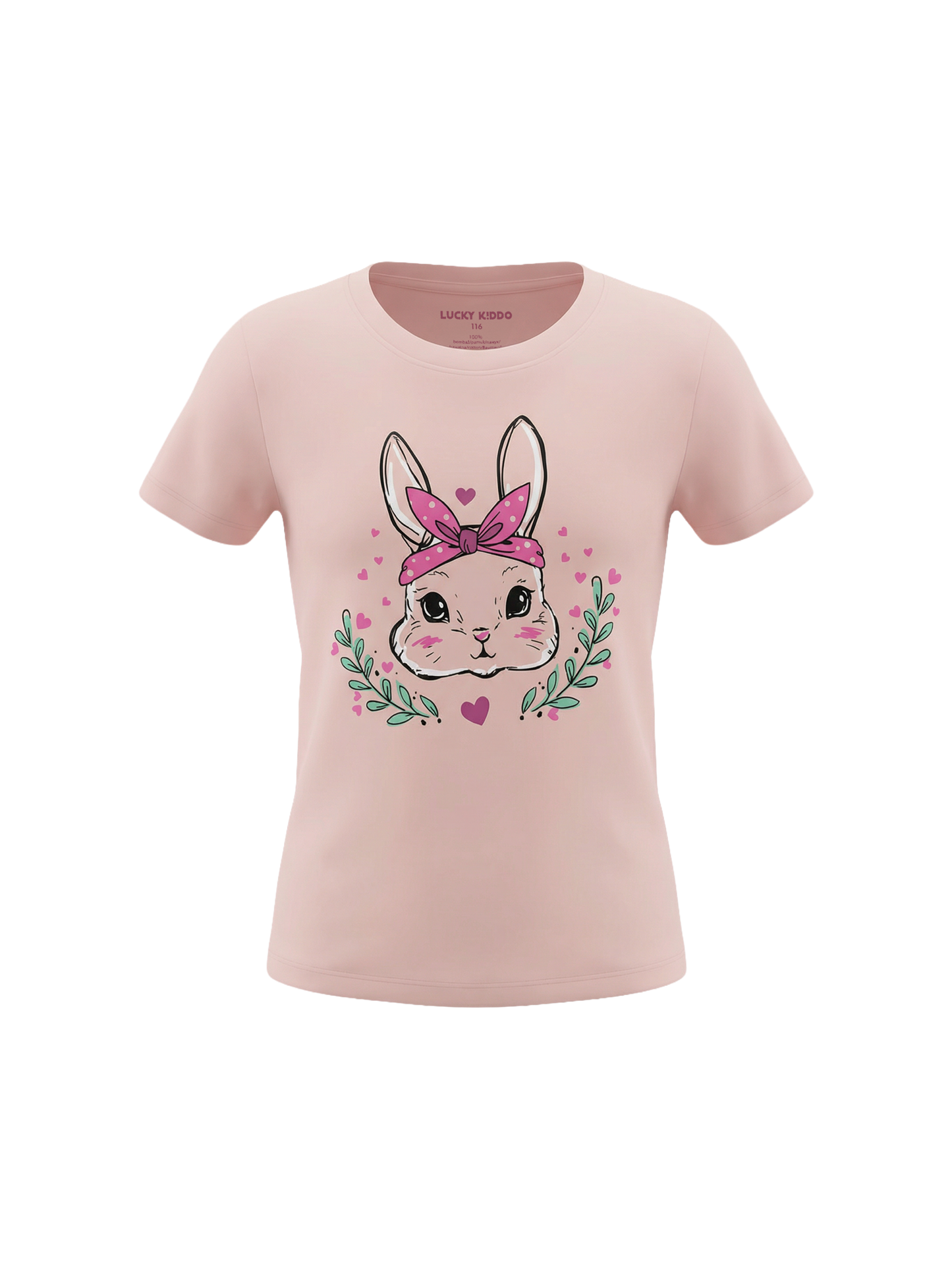 Fluffy Friend | Dívčí tričko s krátkými rukávy