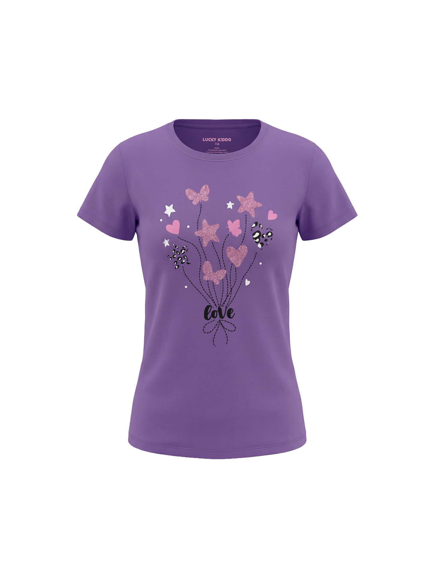 Love Balloon Bouquet | Dívčí tričko s krátkými rukávy