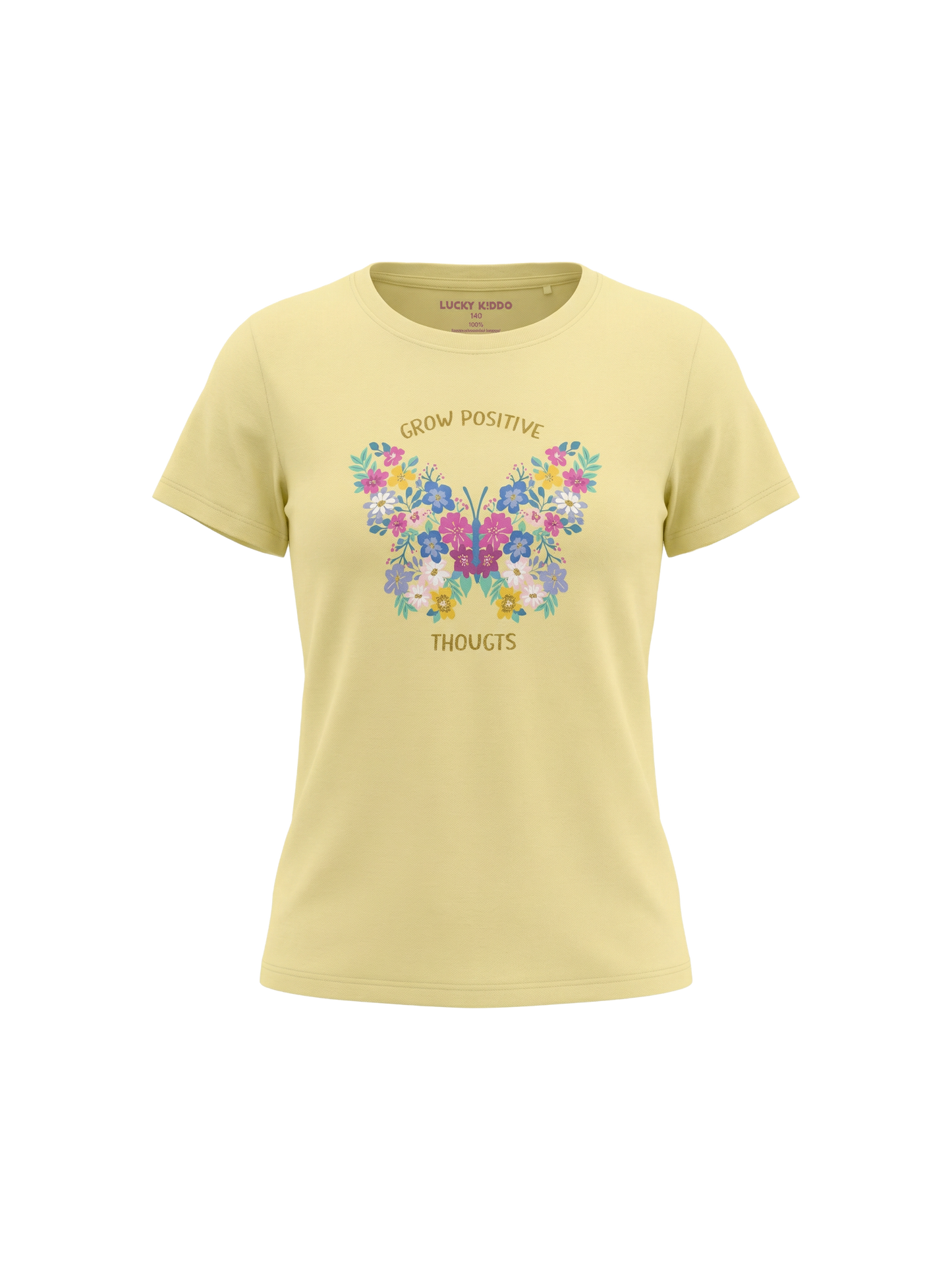 Butterfly Bloom | Dívčí tričko s krátkými rukávy