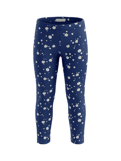 Midnight Flower Power | Dívčí legíny