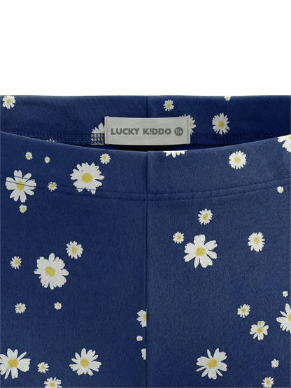 Midnight Flower Power | Dívčí legíny