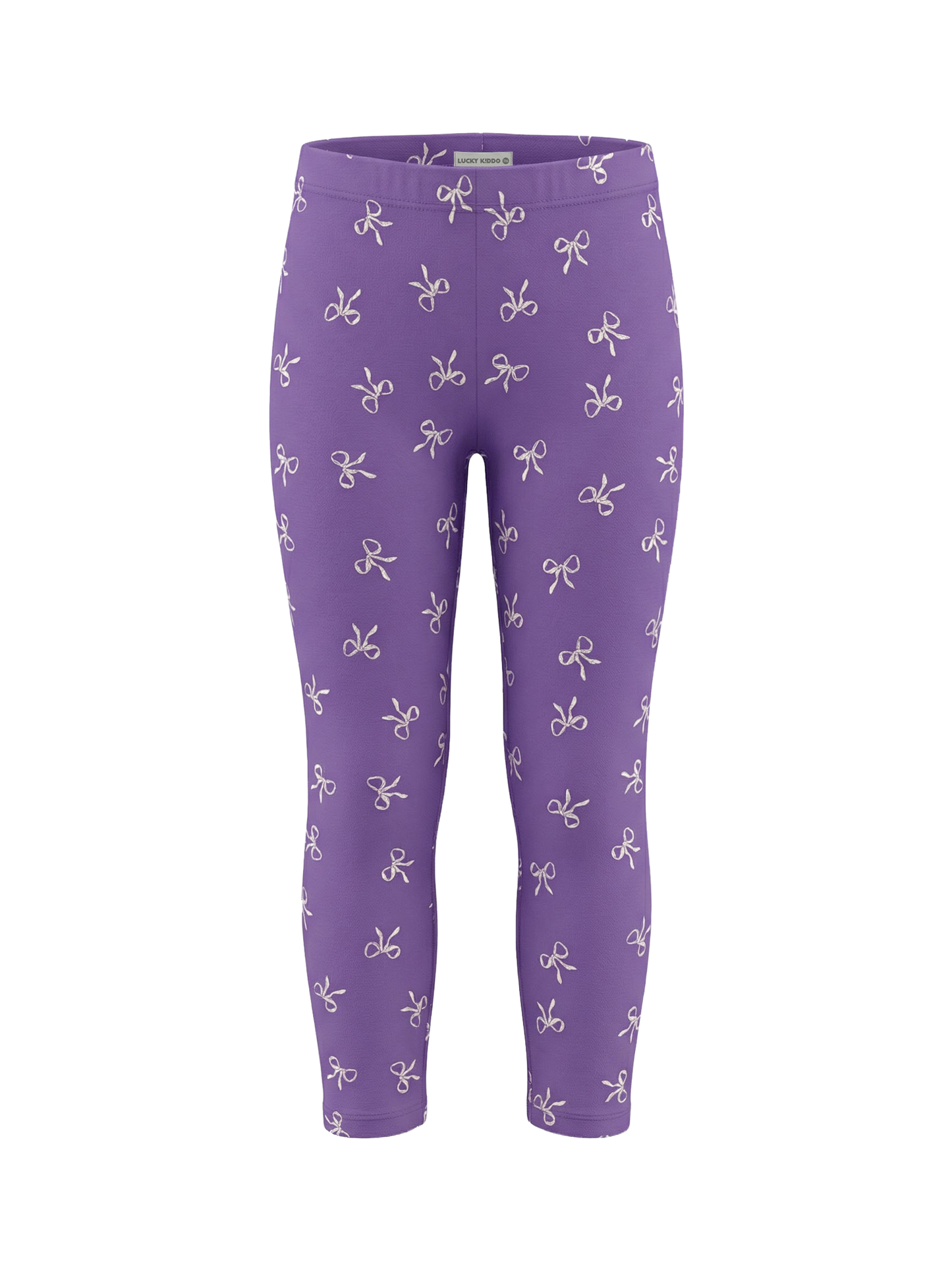 Purple Bow Magic | Dívčí legíny