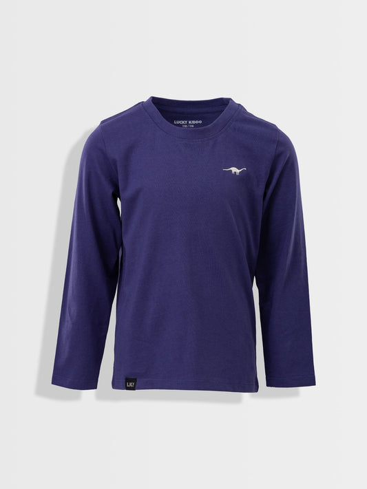 Tričko koruna modrá