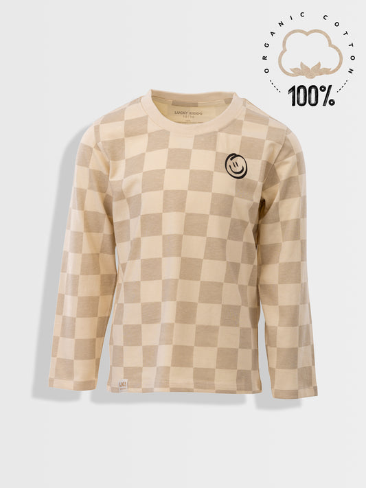 Organické Tričko přírodní kostky